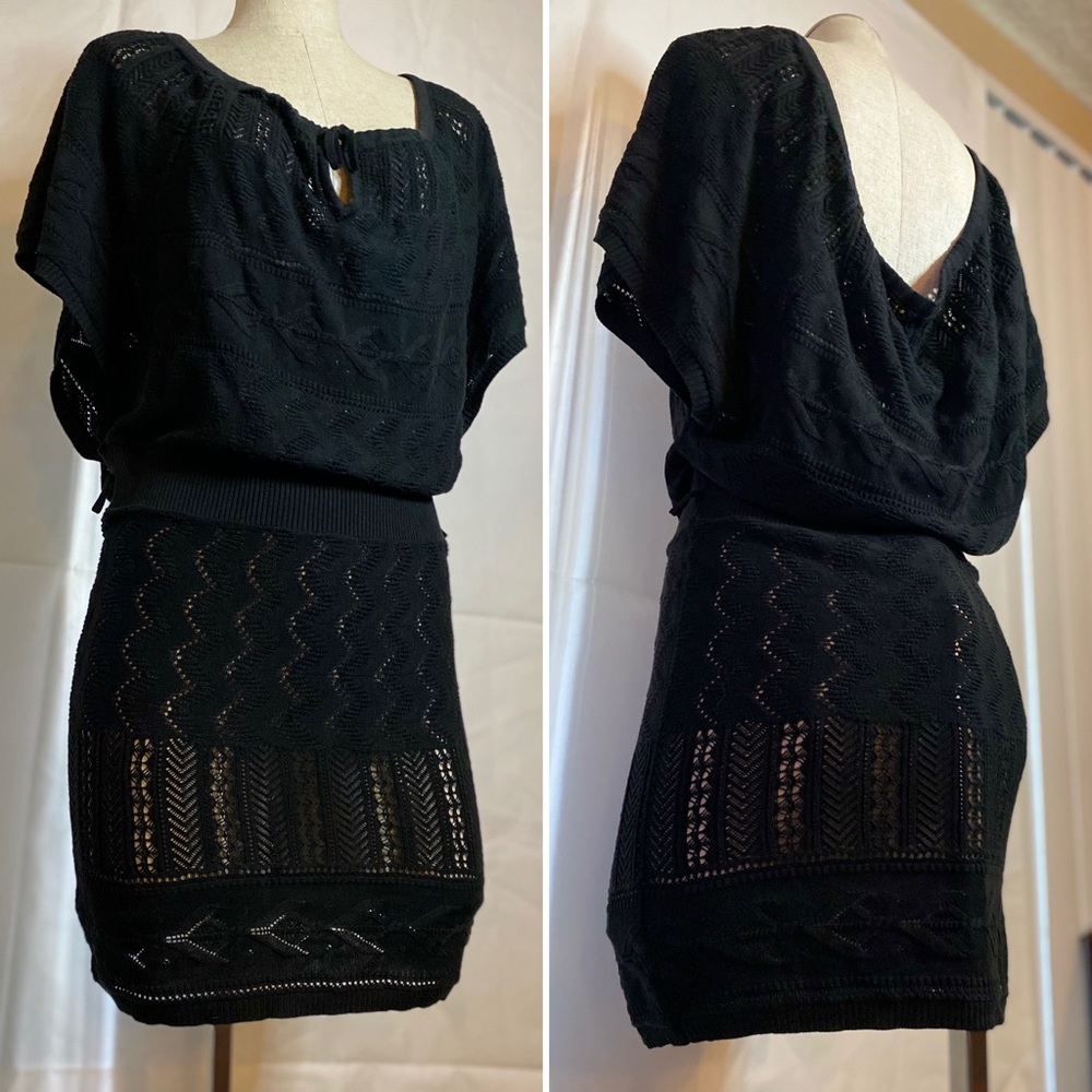 NWT Guess Crochet Swim Coverup Dress